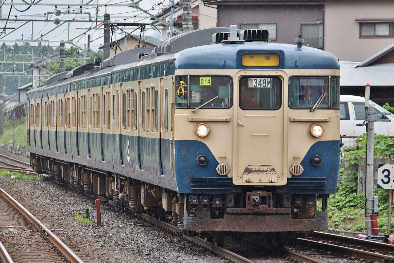 JR東日本（←国鉄）幕張電車区113系 側面方向幕 （千マリ）70コマ JR東日本（←国鉄）幕張電車区113系 側面方向幕 （千マリ）70コマ